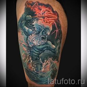 Тату Посейдон - фото для статьи про значение татуировки Посейдон - tatufoto.ru - 10