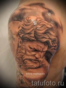 Тату Посейдон - фото для статьи про значение татуировки Посейдон - tatufoto.ru - 12