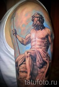 Тату Посейдон - фото для статьи про значение татуировки Посейдон - tatufoto.ru - 14