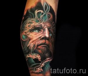 Тату Посейдон - фото для статьи про значение татуировки Посейдон - tatufoto.ru - 17