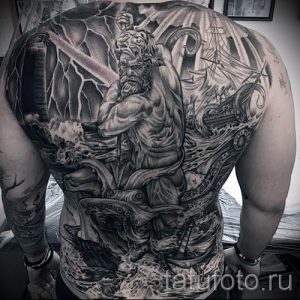 Тату Посейдон - фото для статьи про значение татуировки Посейдон - tatufoto.ru - 27