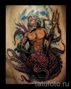 Тату Посейдон - фото для статьи про значение татуировки Посейдон - tatufoto.ru - 33