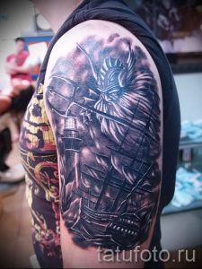 Тату Посейдон - фото для статьи про значение татуировки Посейдон - tatufoto.ru - 36