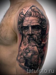 Тату Посейдон - фото для статьи про значение татуировки Посейдон - tatufoto.ru - 38
