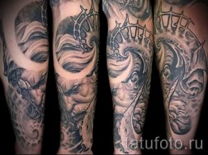 Тату Посейдон - фото для статьи про значение татуировки Посейдон - tatufoto.ru - 41