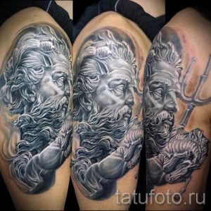 Тату Посейдон - фото для статьи про значение татуировки Посейдон - tatufoto.ru - 42