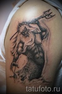 Тату Посейдон - фото для статьи про значение татуировки Посейдон - tatufoto.ru - 45