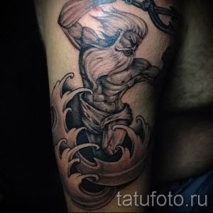 Тату Посейдон - фото для статьи про значение татуировки Посейдон - tatufoto.ru - 50