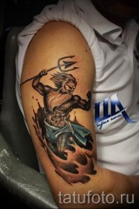 Тату Посейдон - фото для статьи про значение татуировки Посейдон - tatufoto.ru - 52
