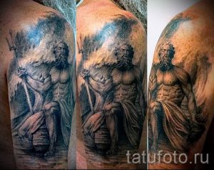 Тату Посейдон - фото для статьи про значение татуировки Посейдон - tatufoto.ru - 53