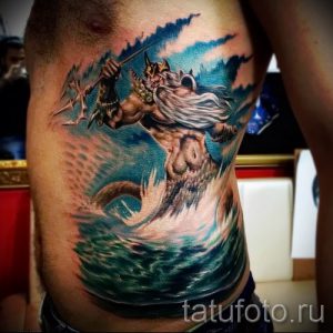 Тату Посейдон - фото для статьи про значение татуировки Посейдон - tatufoto.ru - 55