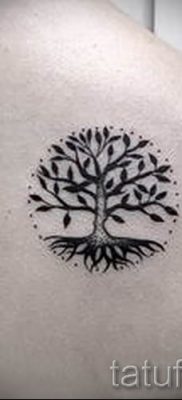Тату дерево жизни фото для статьи про значение татуировки  1