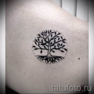 Тату дерево жизни фото для статьи про значение татуировки 1