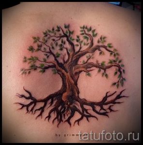 Тату дерево жизни фото для статьи про значение татуировки 2