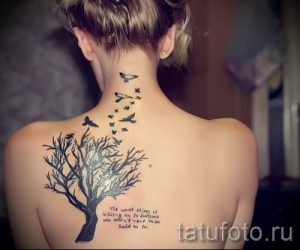 Тату дерево жизни фото для статьи про значение татуировки 3