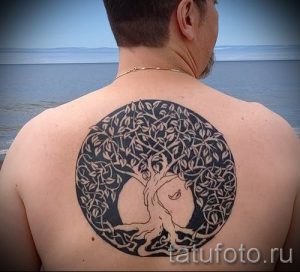 Тату дерево жизни фото для статьи про значение татуировки 4