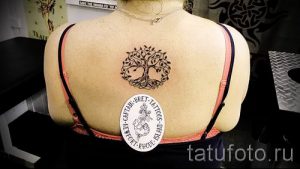Тату дерево жизни фото для статьи про значение татуировки 9