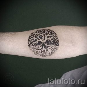 Тату дерево жизни фото для статьи про значение татуировки 15