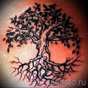 Тату дерево жизни фото для статьи про значение татуировки 35