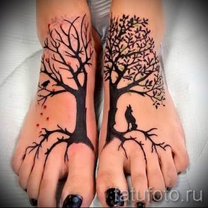 Тату дерево жизни фото для статьи про значение татуировки 41