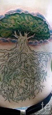 Тату дерево жизни фото для статьи про значение татуировки  43