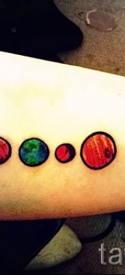 Фото пример тату планеты для статьи про значение татуировки планета — tatufoto.ru — 19