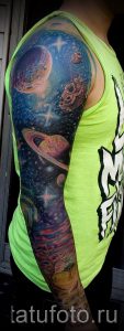 Фото пример тату планеты для статьи про значение татуировки планета - tatufoto.ru - 26