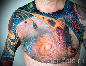 Фото пример тату планеты для статьи про значение татуировки планета - tatufoto.ru - 41