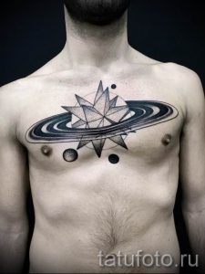 Фото пример тату планеты для статьи про значение татуировки планета - tatufoto.ru - 49