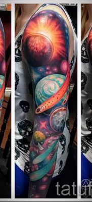 Фото пример тату планеты для статьи про значение татуировки планета — tatufoto.ru — 50