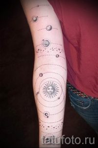 Фото пример тату планеты для статьи про значение татуировки планета - tatufoto.ru - 51