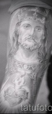 Фото тату Иисуса Христа для статьи про значение татуировки Иисус — tatufoto.ru — 7