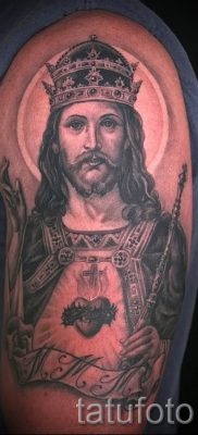 Фото тату Иисуса Христа для статьи про значение татуировки Иисус — tatufoto.ru — 13