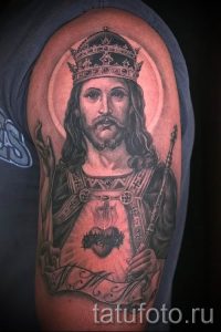 Фото тату Иисуса Христа для статьи про значение татуировки Иисус - tatufoto.ru - 13