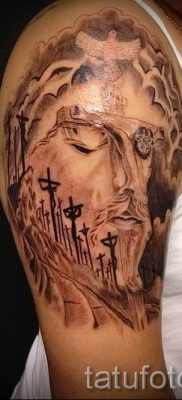 Фото тату Иисуса Христа для статьи про значение татуировки Иисус — tatufoto.ru — 36