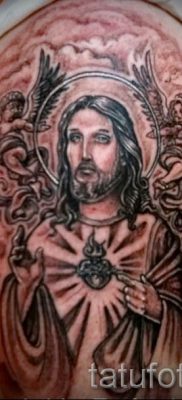Фото тату Иисуса Христа для статьи про значение татуировки Иисус — tatufoto.ru — 41