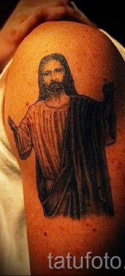 Фото тату Иисуса Христа для статьи про значение татуировки Иисус — tatufoto.ru — 49