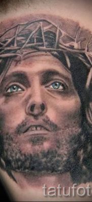 Фото тату Иисуса Христа для статьи про значение татуировки Иисус — tatufoto.ru — 57
