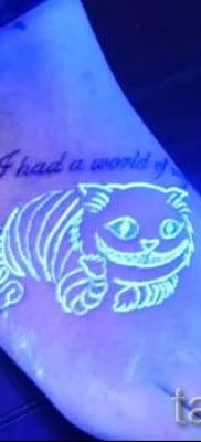 Фото тату Чеширский кот для статьи про значение рисунка татуировки — tatufoto.ru — 28