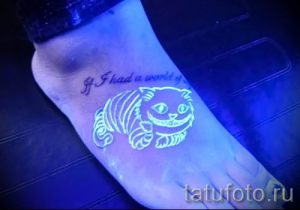 Фото тату Чеширский кот для статьи про значение рисунка татуировки - tatufoto.ru - 28