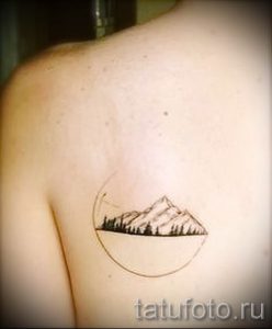 Фото тату горы - для статьи про значение татуировки с рисунком гор - tatufoto.ru - 6
