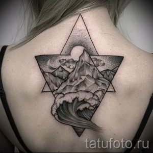 Фото тату горы - для статьи про значение татуировки с рисунком гор - tatufoto.ru - 8