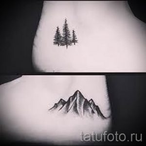 Фото тату горы - для статьи про значение татуировки с рисунком гор - tatufoto.ru - 9