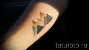 Фото тату горы - для статьи про значение татуировки с рисунком гор - tatufoto.ru - 17