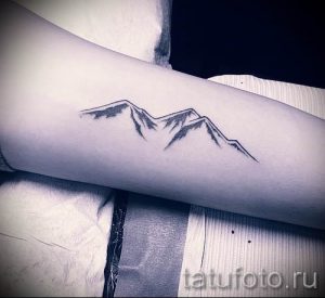 Фото тату горы - для статьи про значение татуировки с рисунком гор - tatufoto.ru - 18