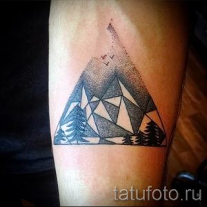 Фото тату горы - для статьи про значение татуировки с рисунком гор - tatufoto.ru - 22