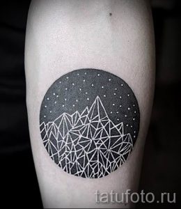 Фото тату горы - для статьи про значение татуировки с рисунком гор - tatufoto.ru - 26