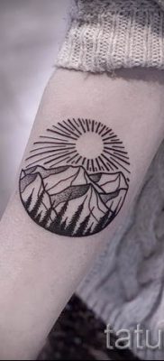 Фото тату горы — для статьи про значение татуировки с рисунком гор — tatufoto.ru — 28