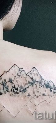 Фото тату горы — для статьи про значение татуировки с рисунком гор — tatufoto.ru — 34