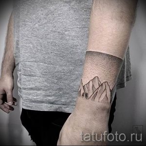 Фото тату горы - для статьи про значение татуировки с рисунком гор - tatufoto.ru - 39